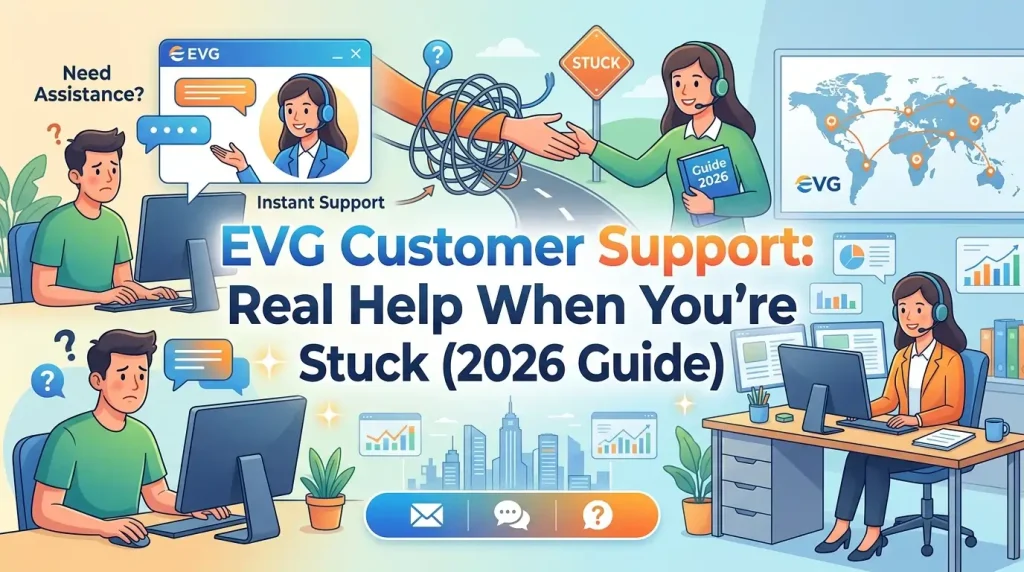 evg-customer-support-guide-2026-showing-helpful-staff-assisting-frustrated-users-with-online-traffic-fine-and-service-issues